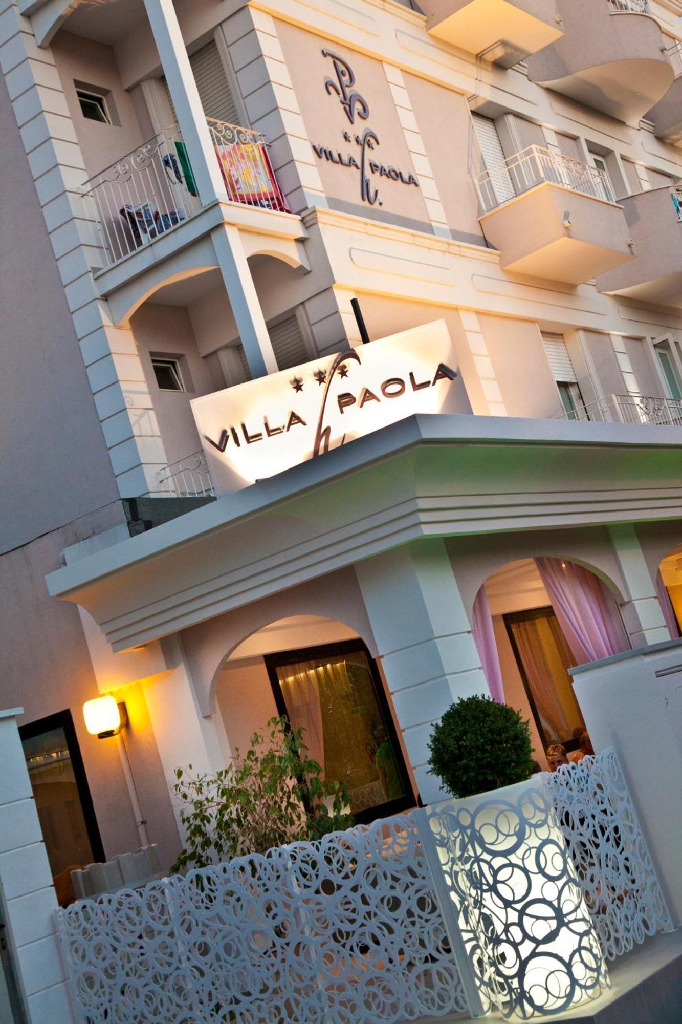 Hotel Villa Paola Rimini Eksteriør bilde